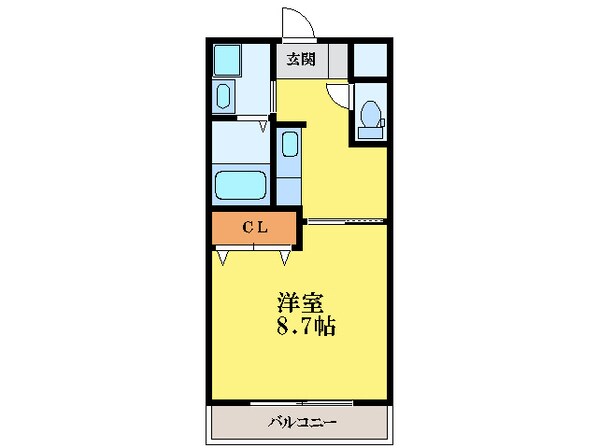 ネストかちどき橋の物件間取画像